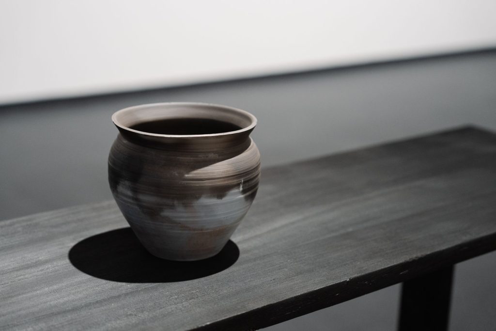 A clay vessel by Sancintya Mohini Simpson