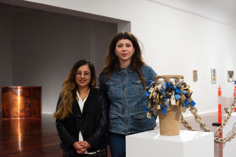 Image: Dr Harold Schenberg Arts Awards: Vedika Rampal and Lily Trnovsky featured in Hatched: National Graduate Show 2024, installation view, Perth Institute of Contemporary Arts (PICA), 2024. Photo: Dan McCabe